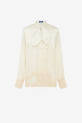 Cora Bow Blouse - Serene Print Blouse/Shirts