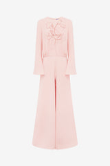 Leanne Applique Jumpsuit - Dusty Pink Jumpsuits