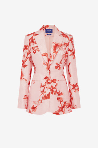 Jordana Jacquard Blazer - Magnolia Print Blazer