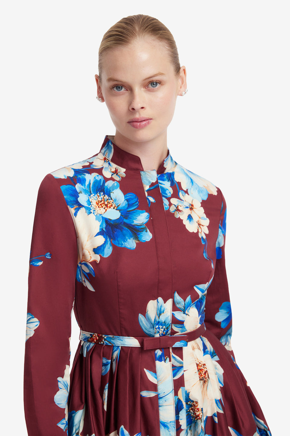 Zara Shirt Midi Dress - Cosmos Print Dress Midi