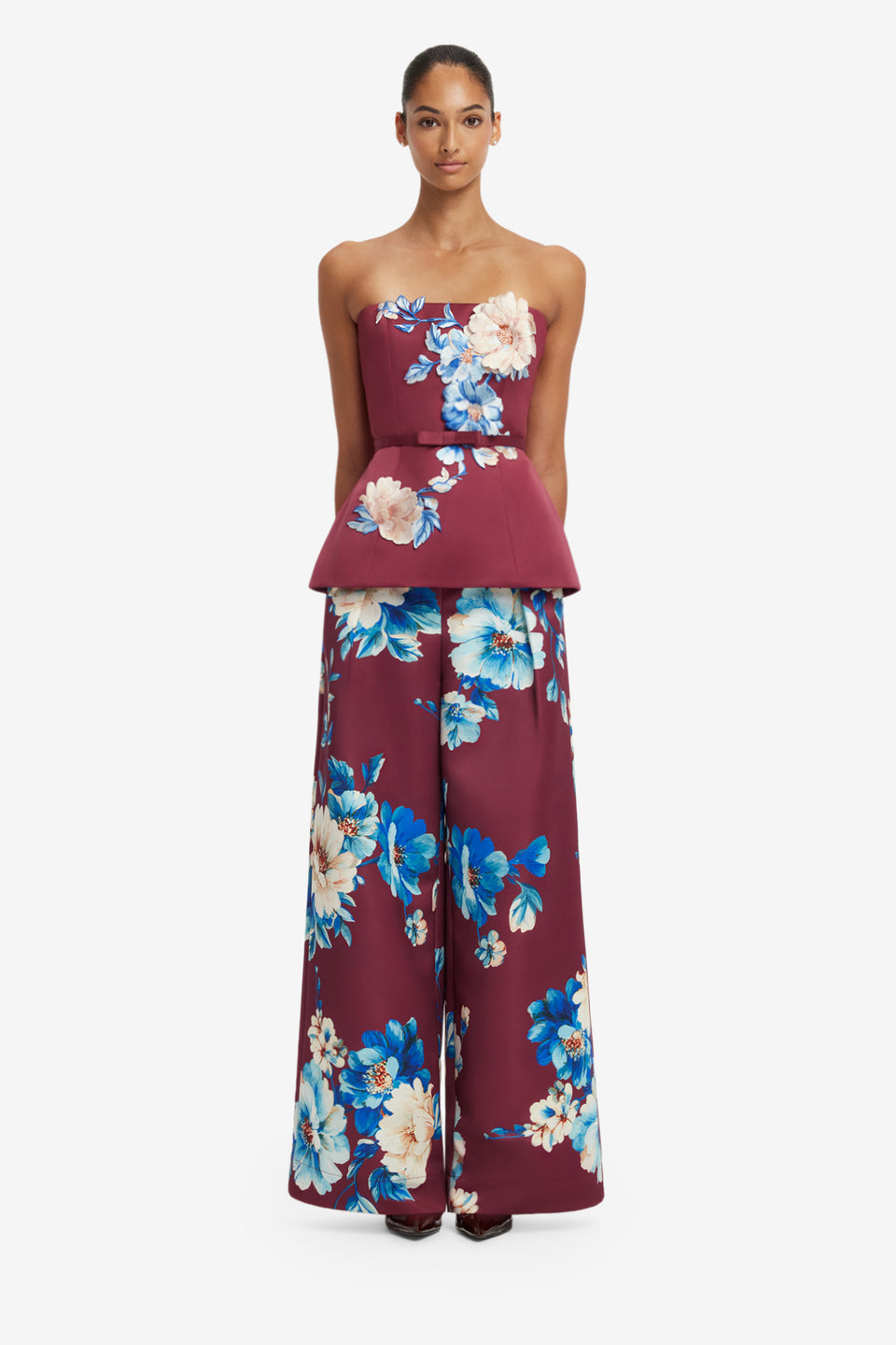 Elisha Wide Leg Pants - Cosmos Print Pants