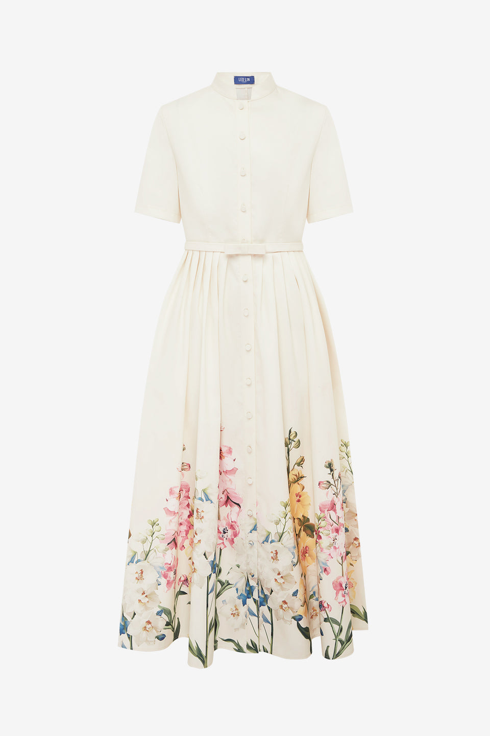 leo lin bianca short sleeve midi dress Bianca Short Sleeve Midi Dress