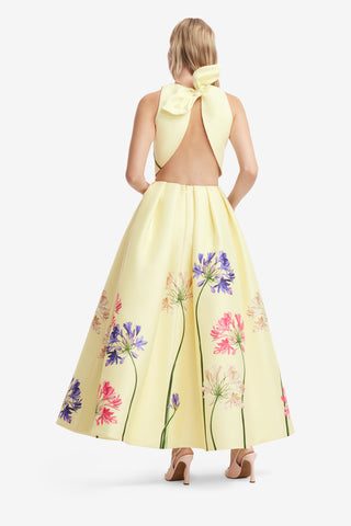 Victoria Puff Maxi Skirt - Agapanthus Print Skirts