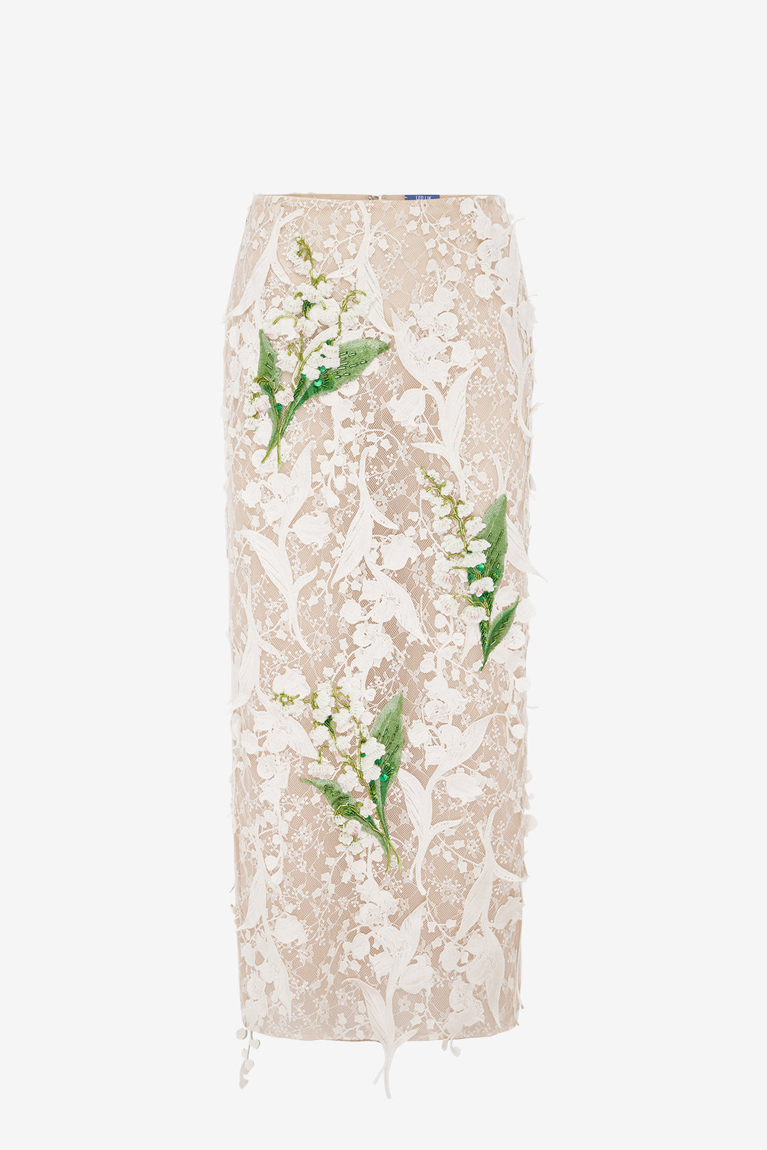 Kyra Embellished Lace Maxi Skirt - Snow Meadow Skirts