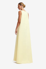 Charlene Applique Gown - Agapanthus Print Dress Maxi
