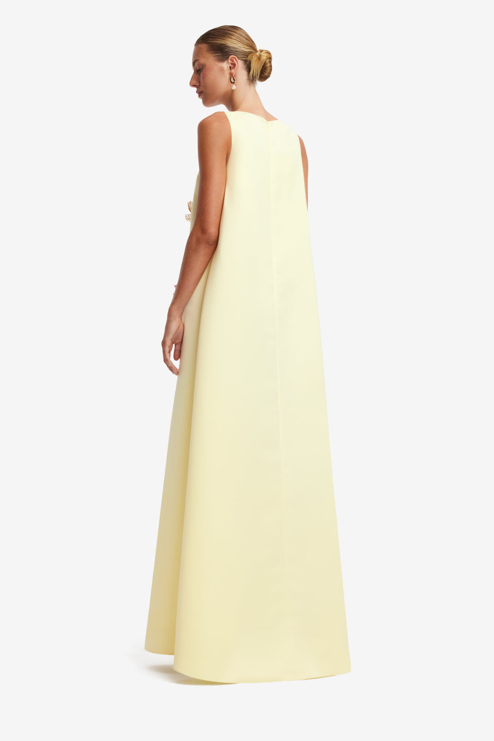 Charlene Applique Gown - Agapanthus Print Dress Maxi