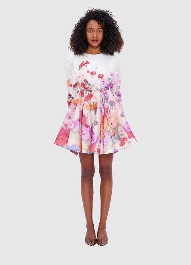 Exclusive Leo Lin Jordyn Mini Dress - Fleur Print