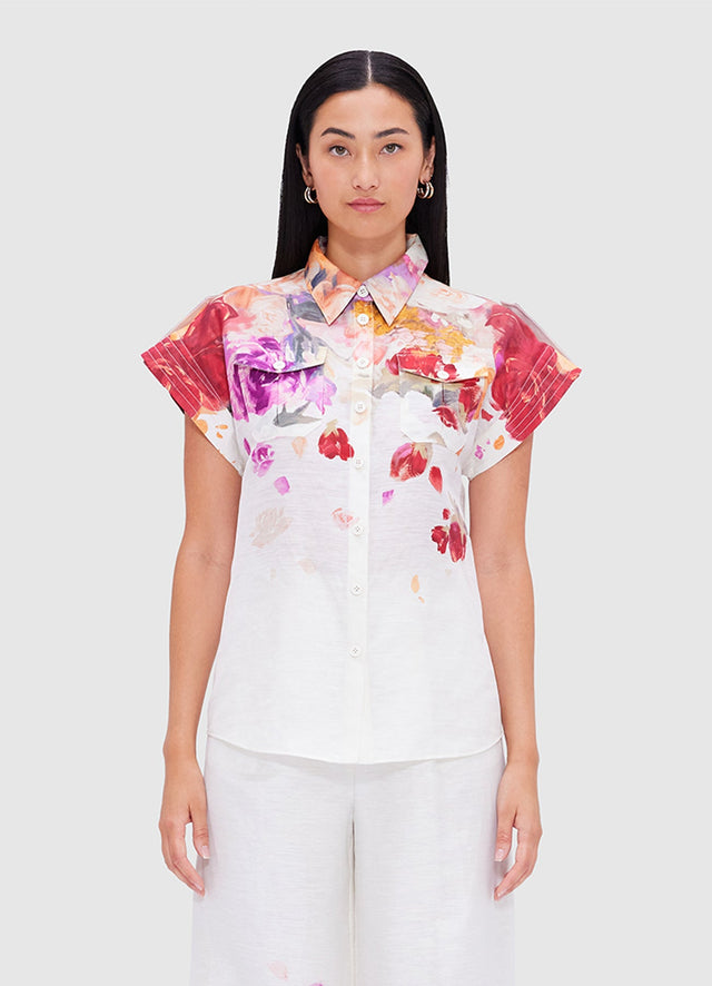 Exclusive Leo Lin Catarina Blouse - Fleur Print