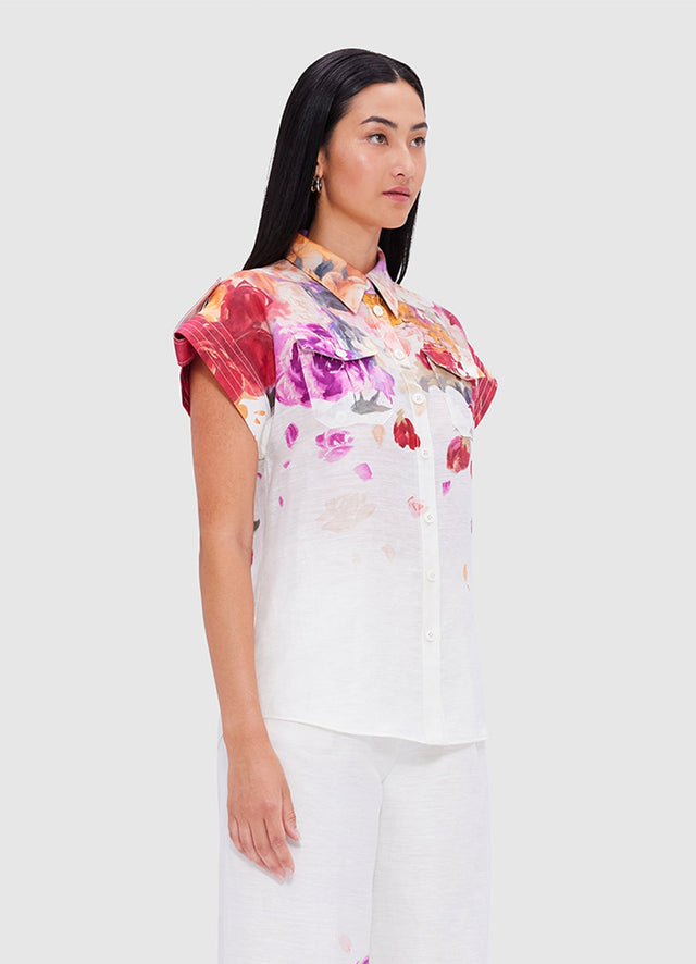 Exclusive Leo Lin Catarina Blouse - Fleur Print