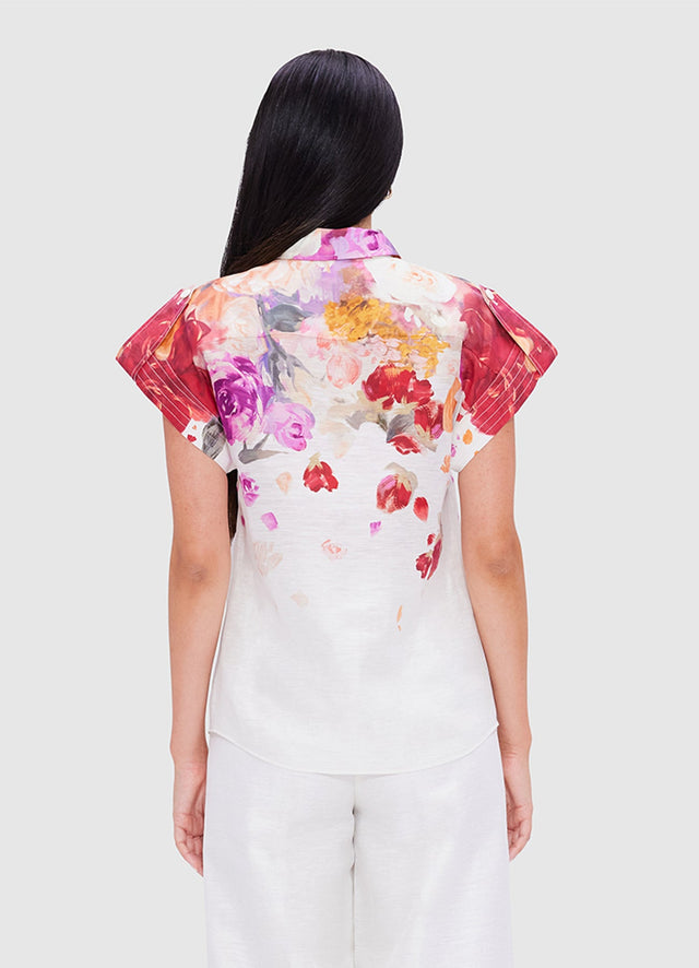 Exclusive Leo Lin Catarina Blouse - Fleur Print