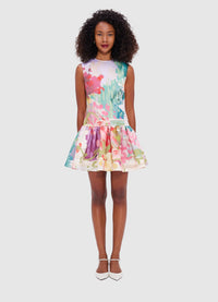 Exclusive Leo Lin Petra Mini Dress - Jardin Print