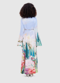 Exclusive Leo Lin Francesca Maxi Dress - Jardin Print