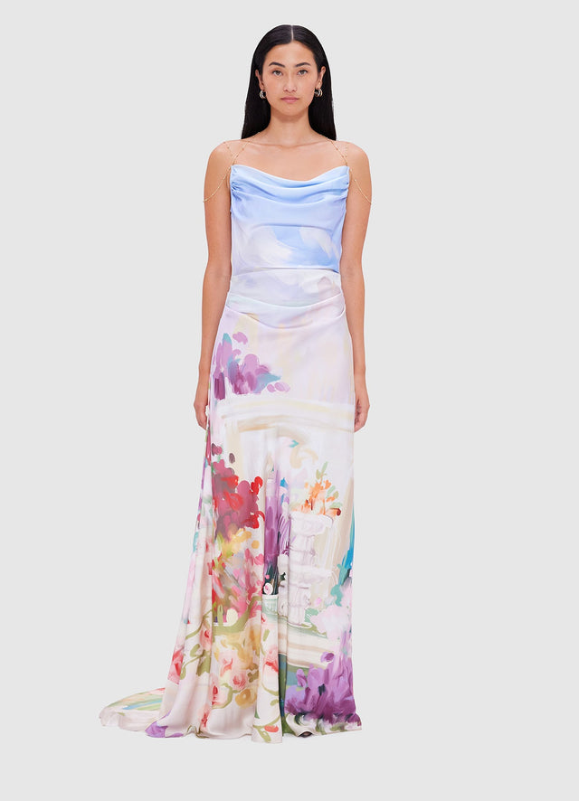 Exclusive Leo Lin Imogen Gown - Jardin Print