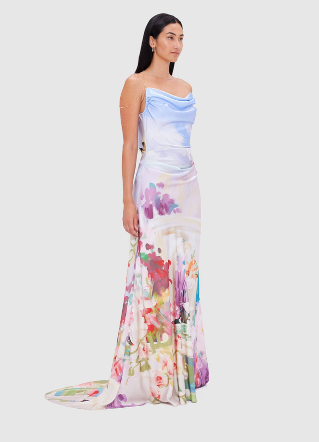 Exclusive Leo Lin Imogen Gown - Jardin Print