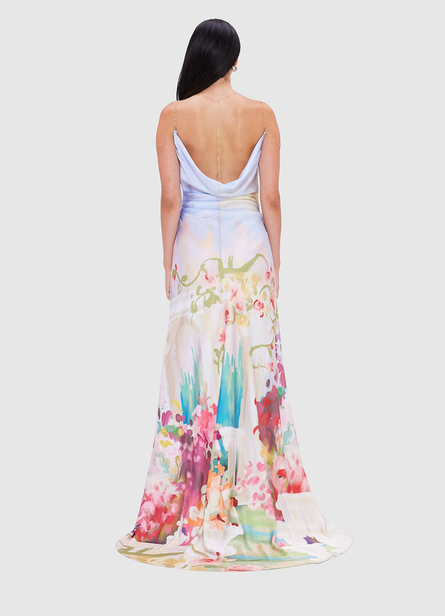 Exclusive Leo Lin Imogen Gown - Jardin Print