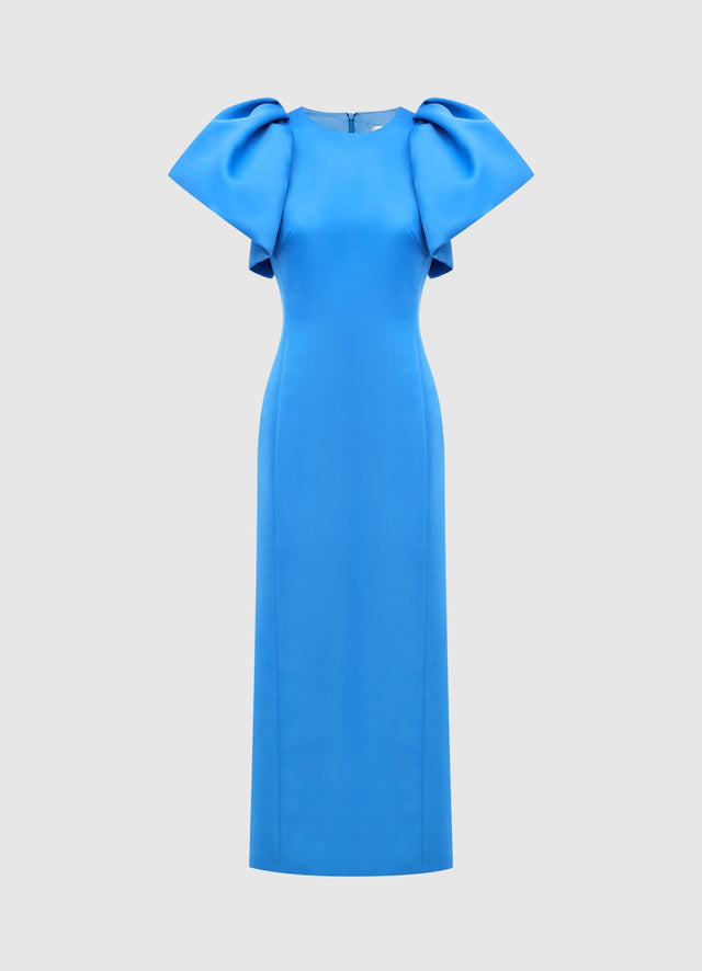 Exclusive Leo Lin Lucinda Maxi Dress - Steel Blue