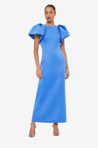 Exclusive LEO LIN Lucinda Maxi Dress - Steel Blue