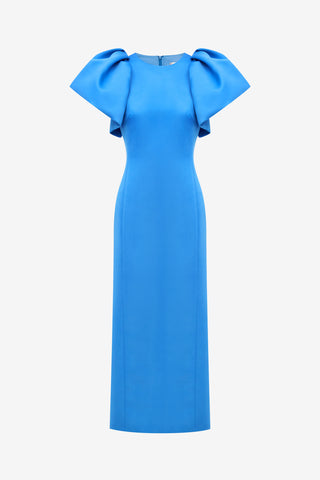 Exclusive LEO LIN Lucinda Maxi Dress - Steel Blue