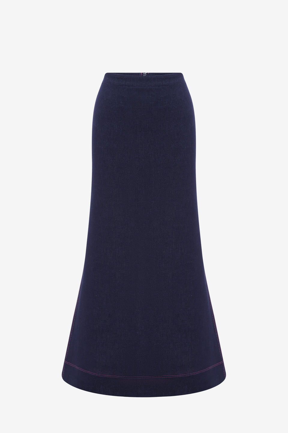 Exclusive LEO LIN Roxanne Denim Maxi Skirt - Indigo
