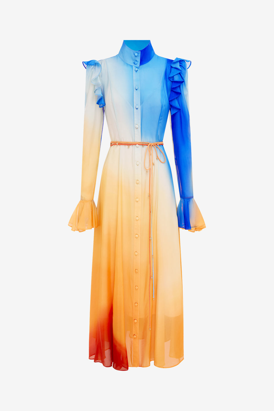 Exclusive LEO LIN Katrina Butterfly Sleeve Midi Dress - Enigma