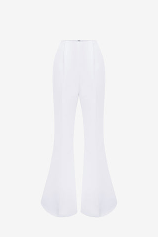Exclusive LEO LIN Maya Flared Pants - Snow