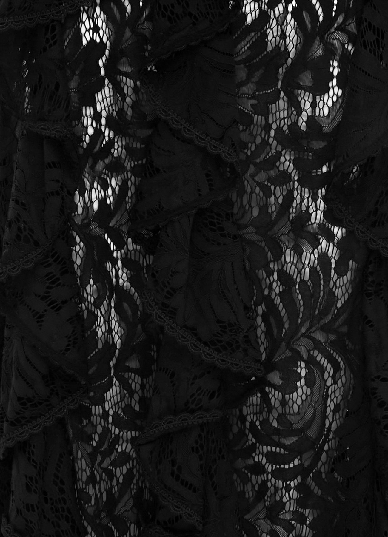 Lori Lace Maxi Dress - Ebony | LEO LIN® Official Website