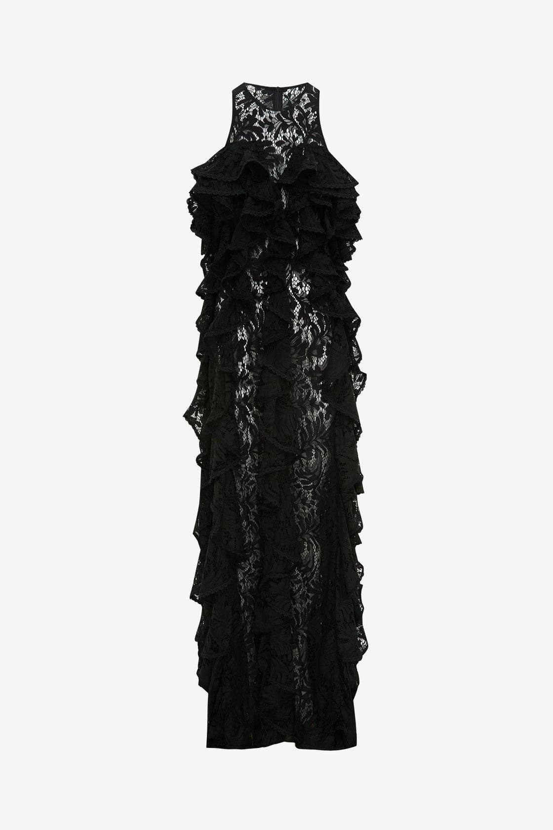 Exclusive LEO LIN Lori Lace Maxi Dress - Ebony