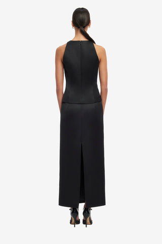 Olivia Petal Maxi Skirt - Ebony