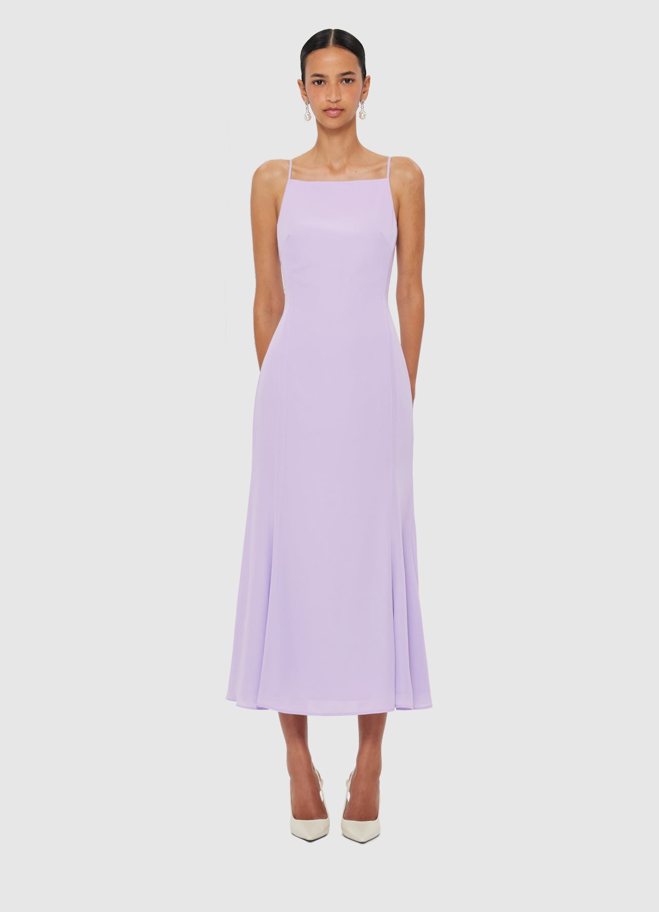 Regina Midi Dress - Lilac – LEO LIN