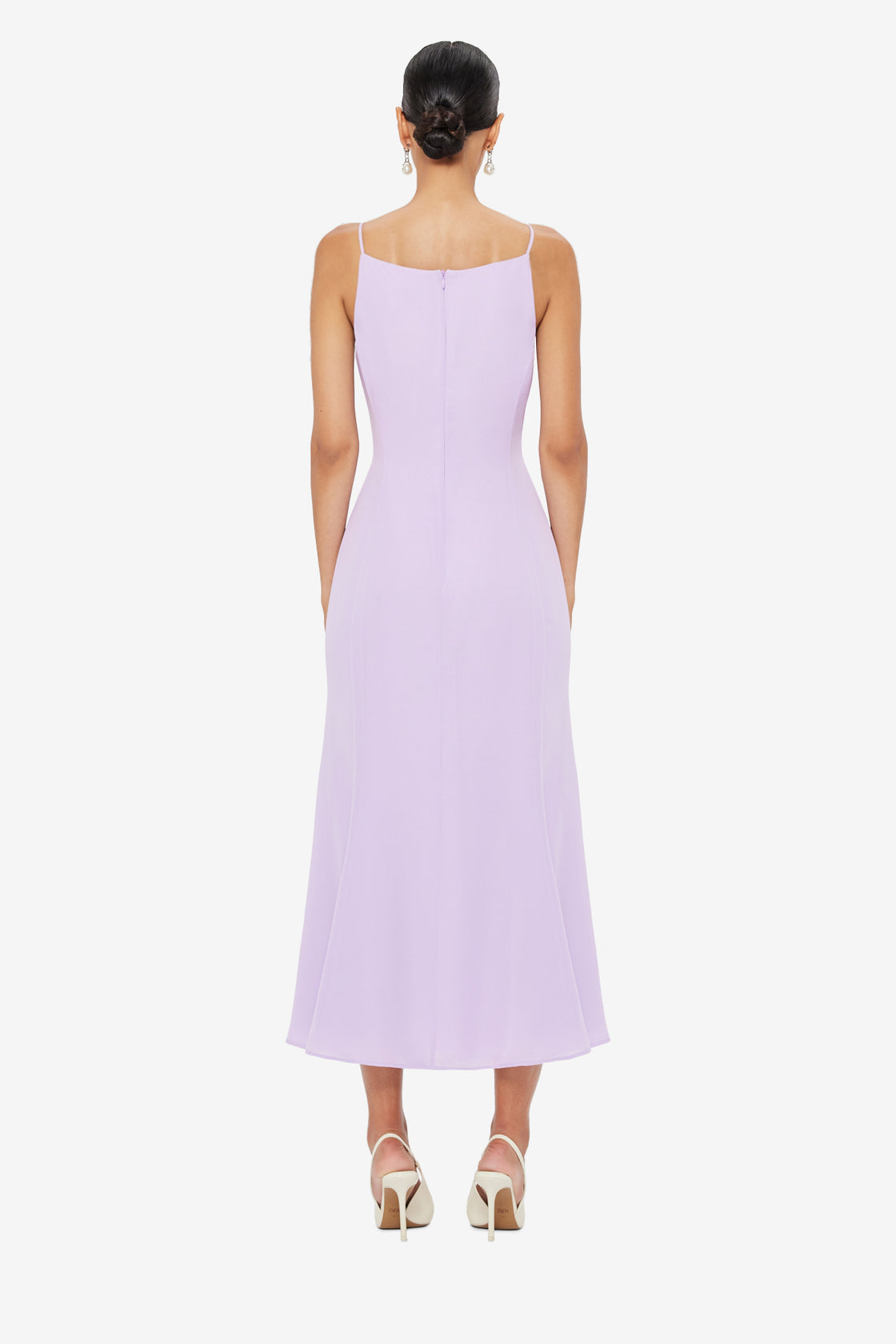 Regina Midi Dress - Lilac
