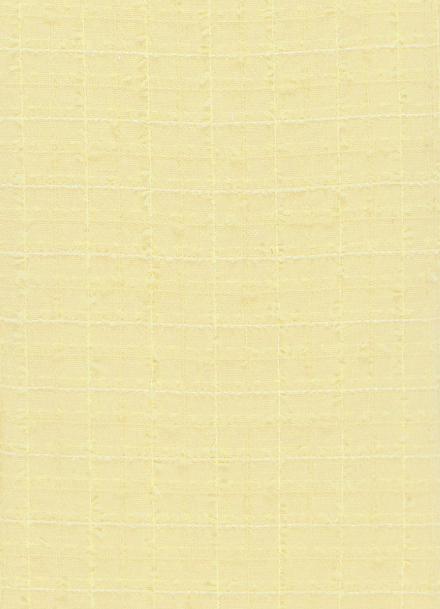 Exclusive LEO LIN Regina Tweed Midi Dress - Sorbet Yellow
