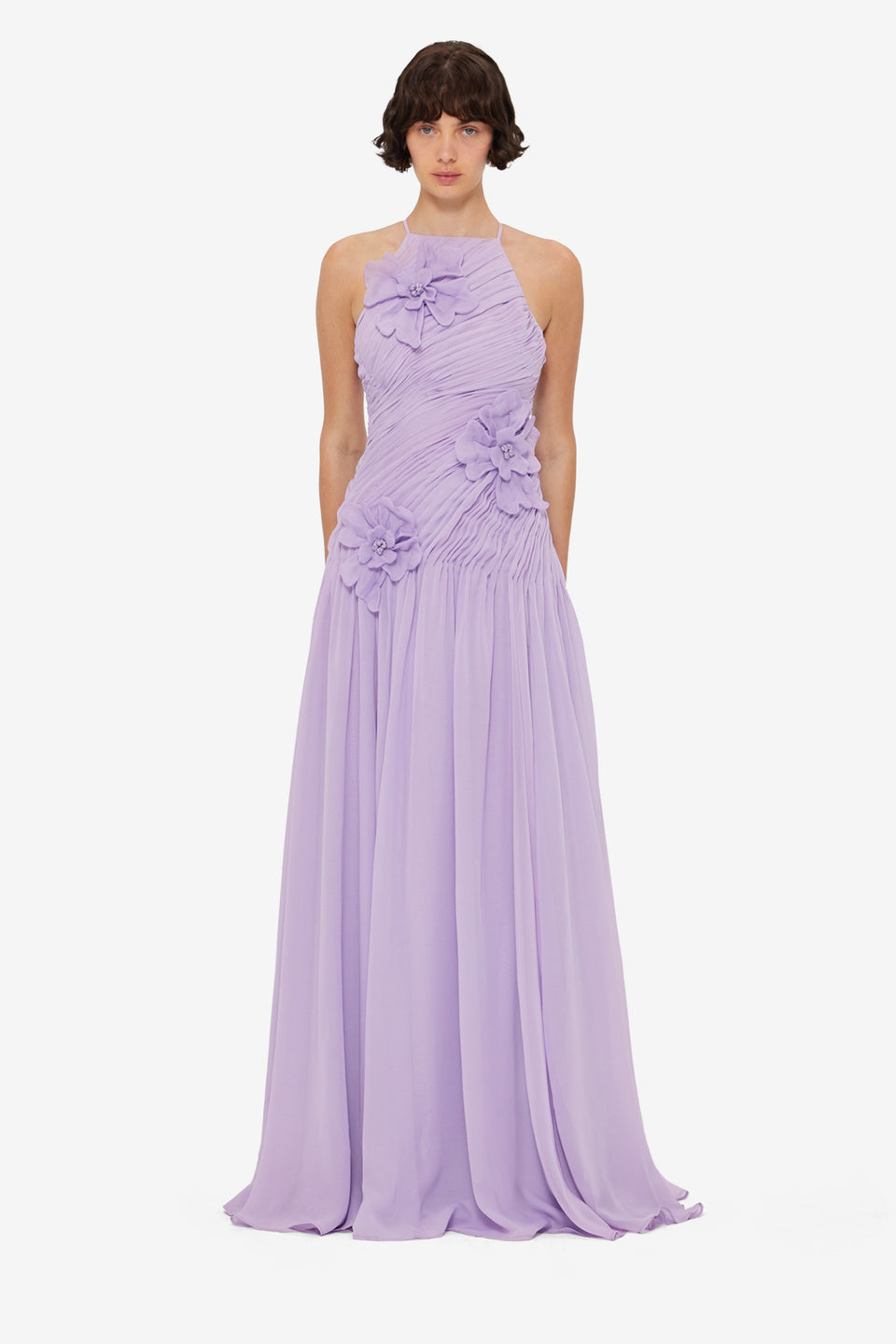 Amya Petal Gown - Lilac