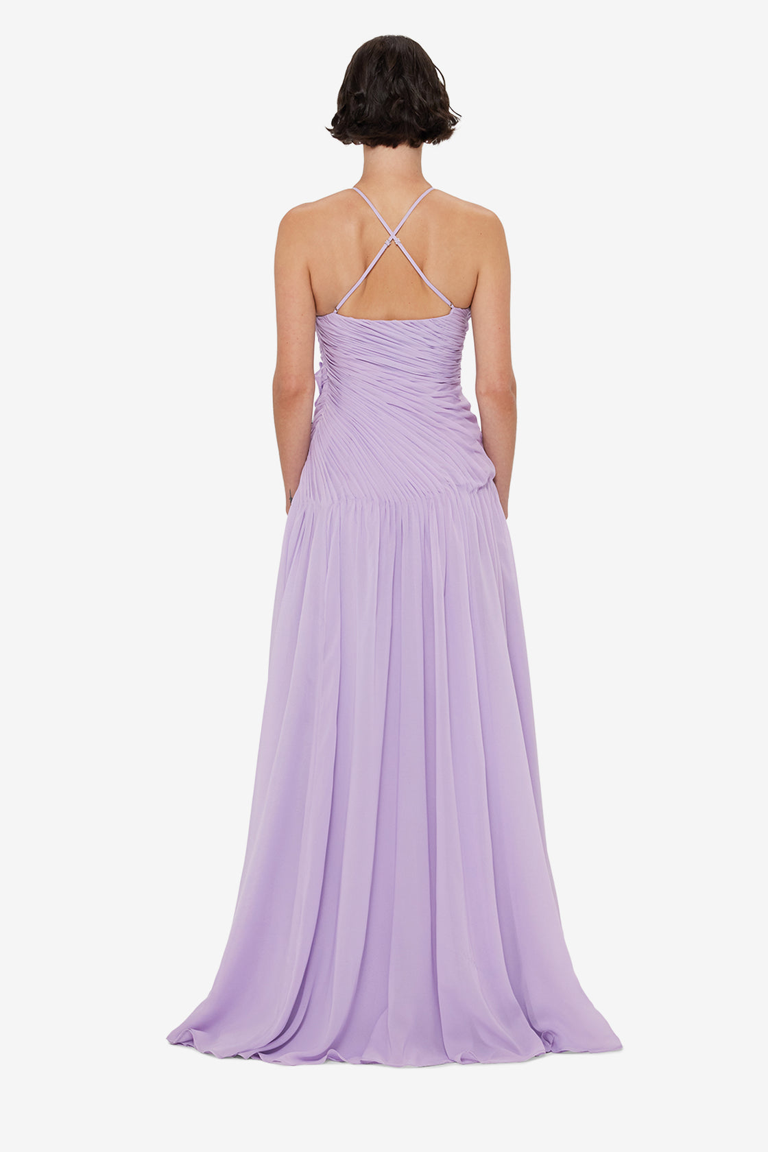Amya Petal Gown - Lilac