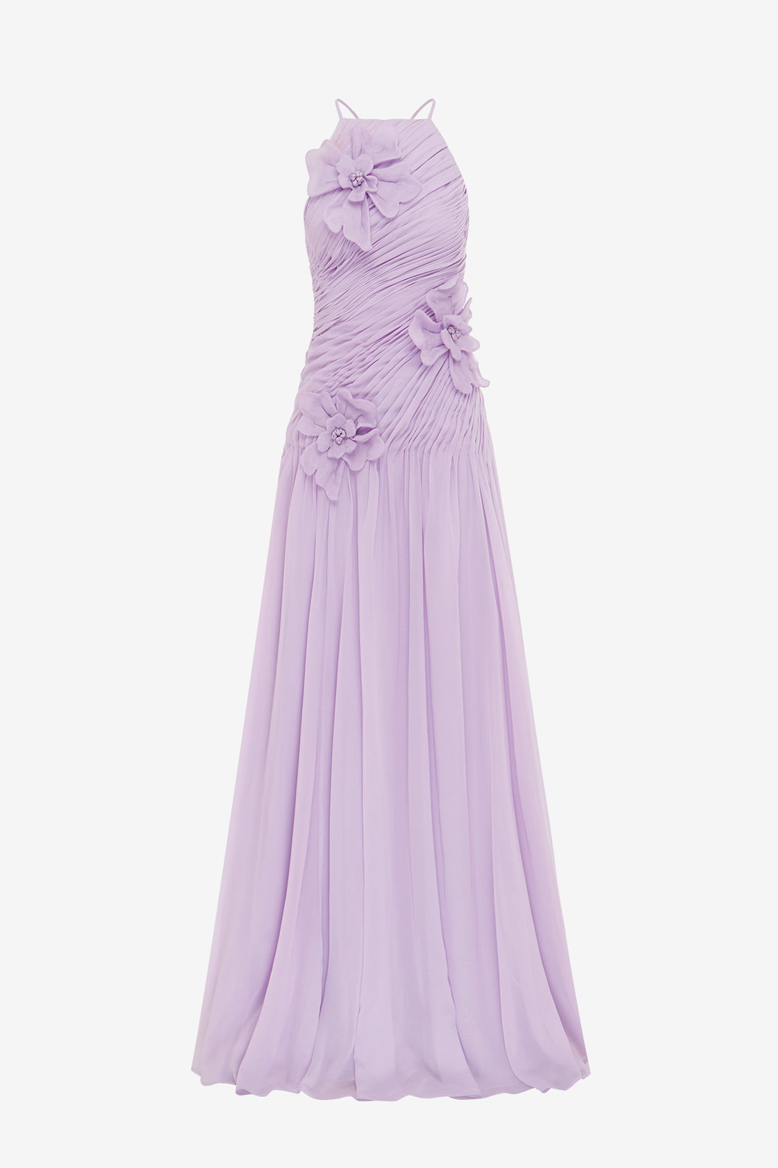 Exclusive LEO LIN Amya Petal Gown - Lilac