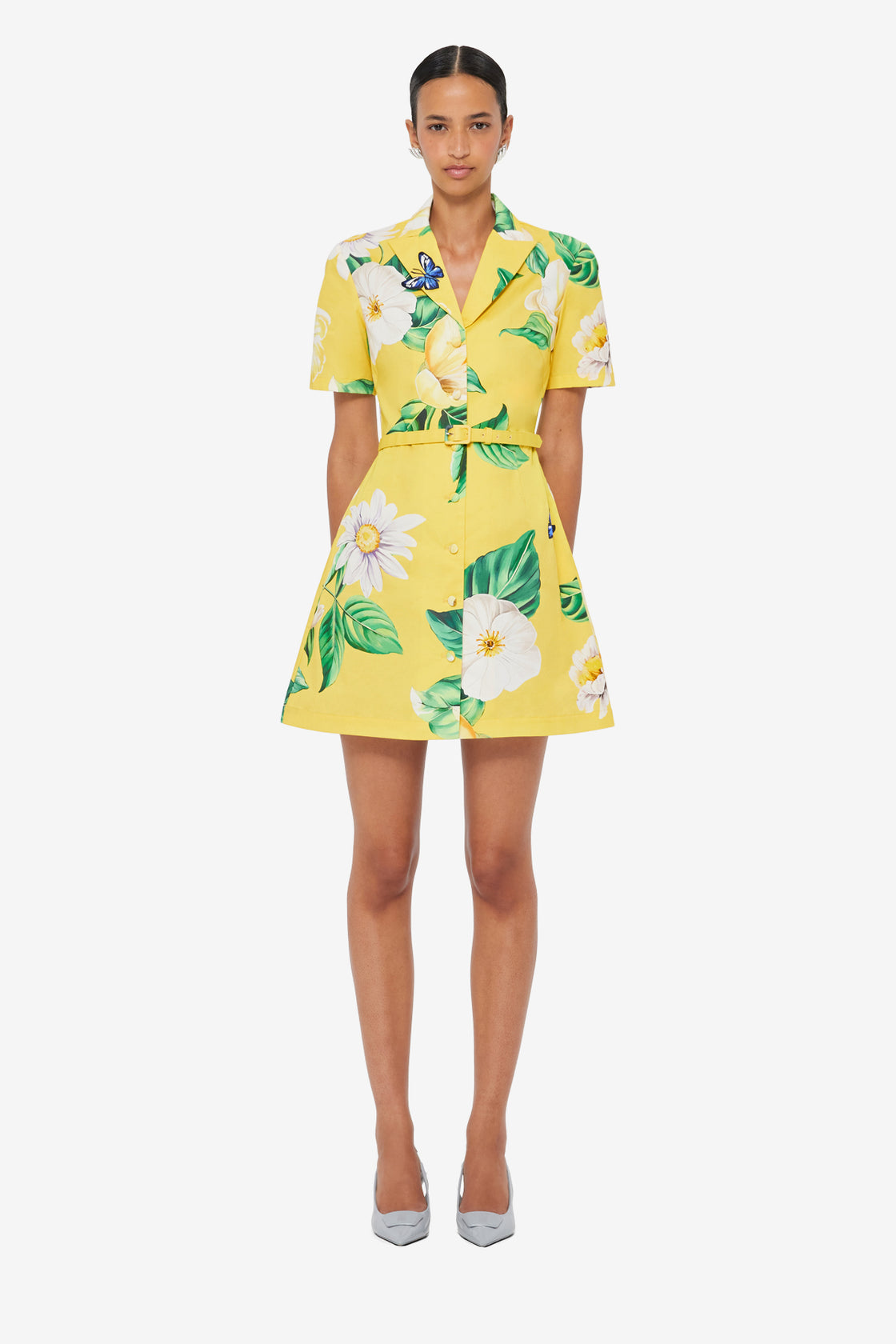 Brigitte Mini Dress - Joie Print in Sunshine