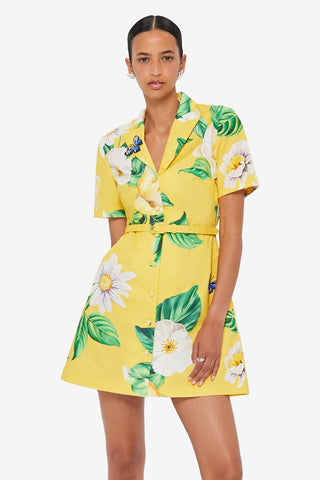 Brigitte Mini Dress - Joie Print in Sunshine