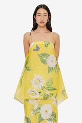 Sylvia Top - Joie Print in Sunshine Tops
