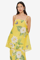 Sylvia Top - Joie Print in Sunshine Tops