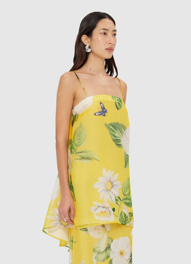 Exclusive LEO LIN Sylvia Top - Joie Print in Sunshine