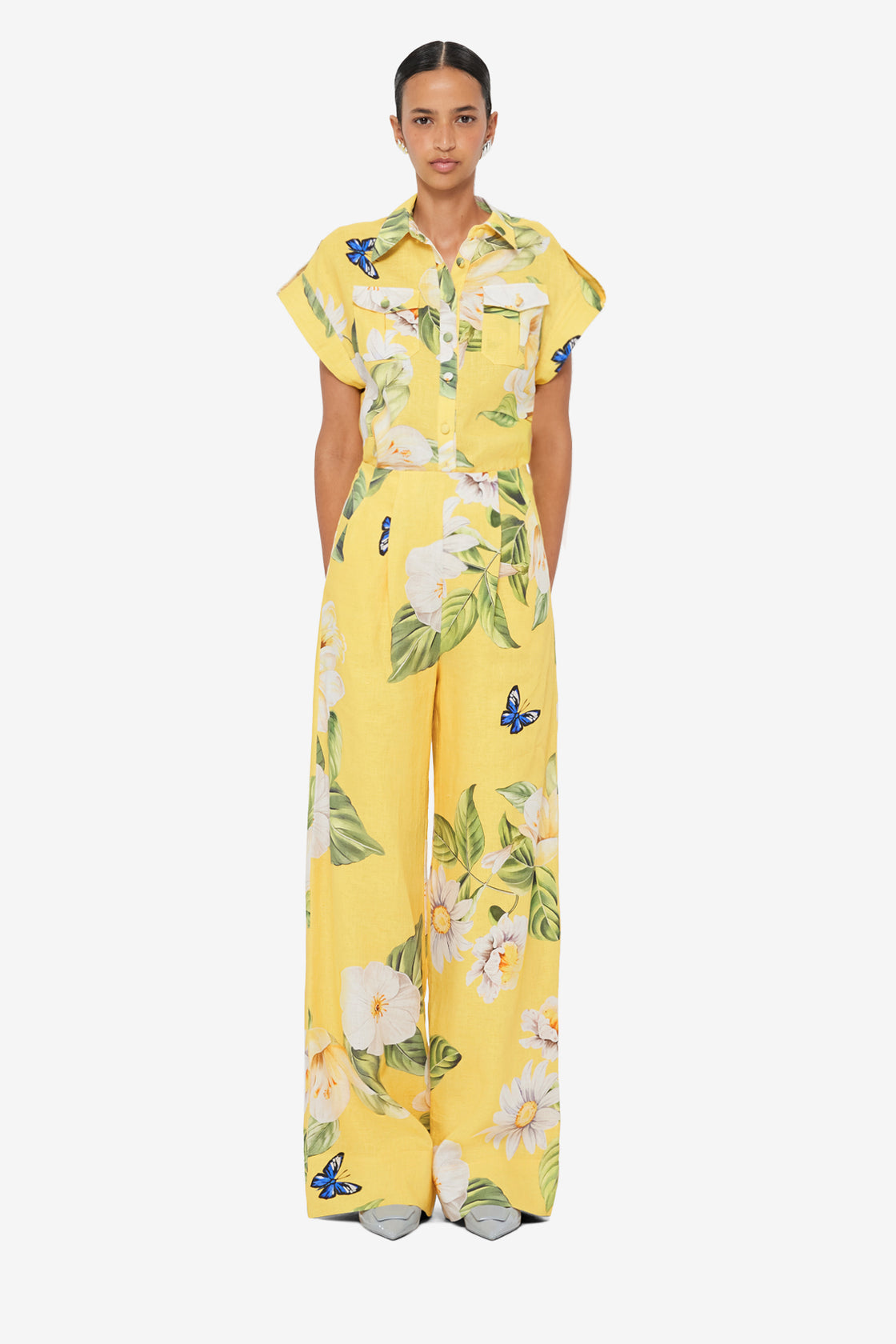 Luisa Pants - Joie Print in Sunshine