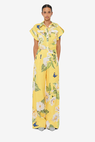 Luisa Pants - Joie Print in Sunshine