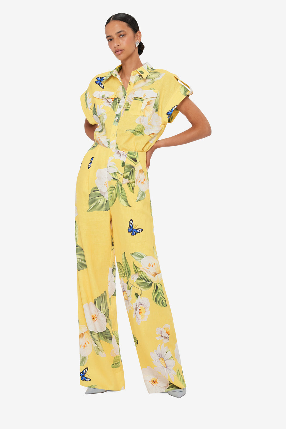 Luisa Pants - Joie Print in Sunshine