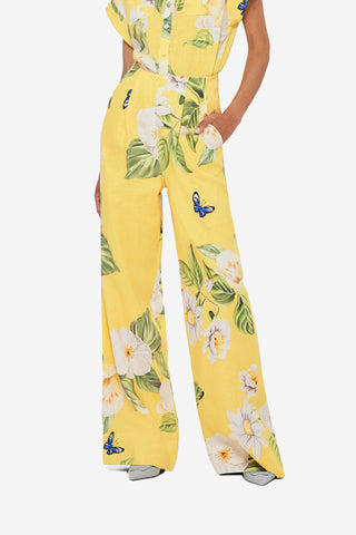 Luisa Pants - Joie Print in Sunshine
