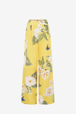 Exclusive LEO LIN Luisa Pants - Joie Print in Sunshine