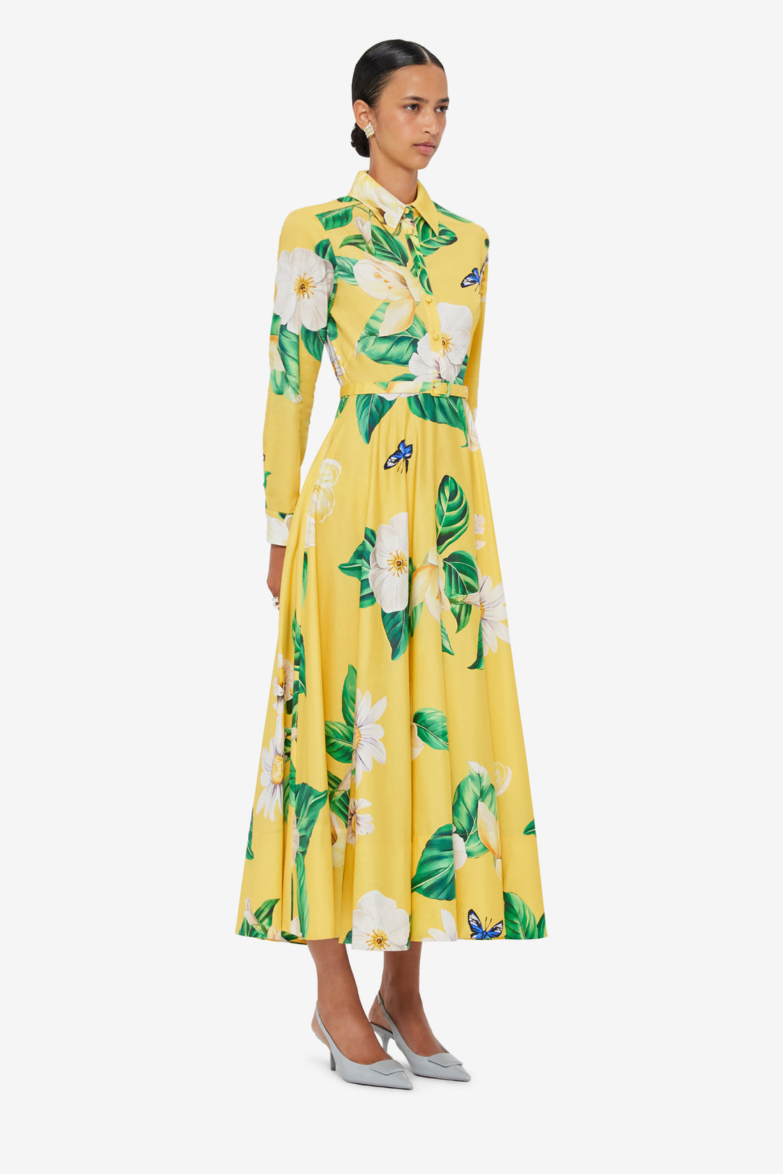 Zara Shirt Midi Dress - Joie Print in Sunshine