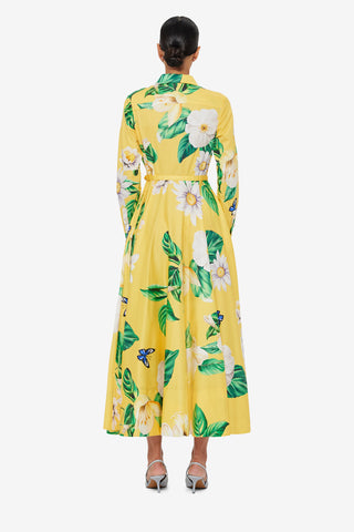 Zara Shirt Midi Dress - Joie Print in Sunshine