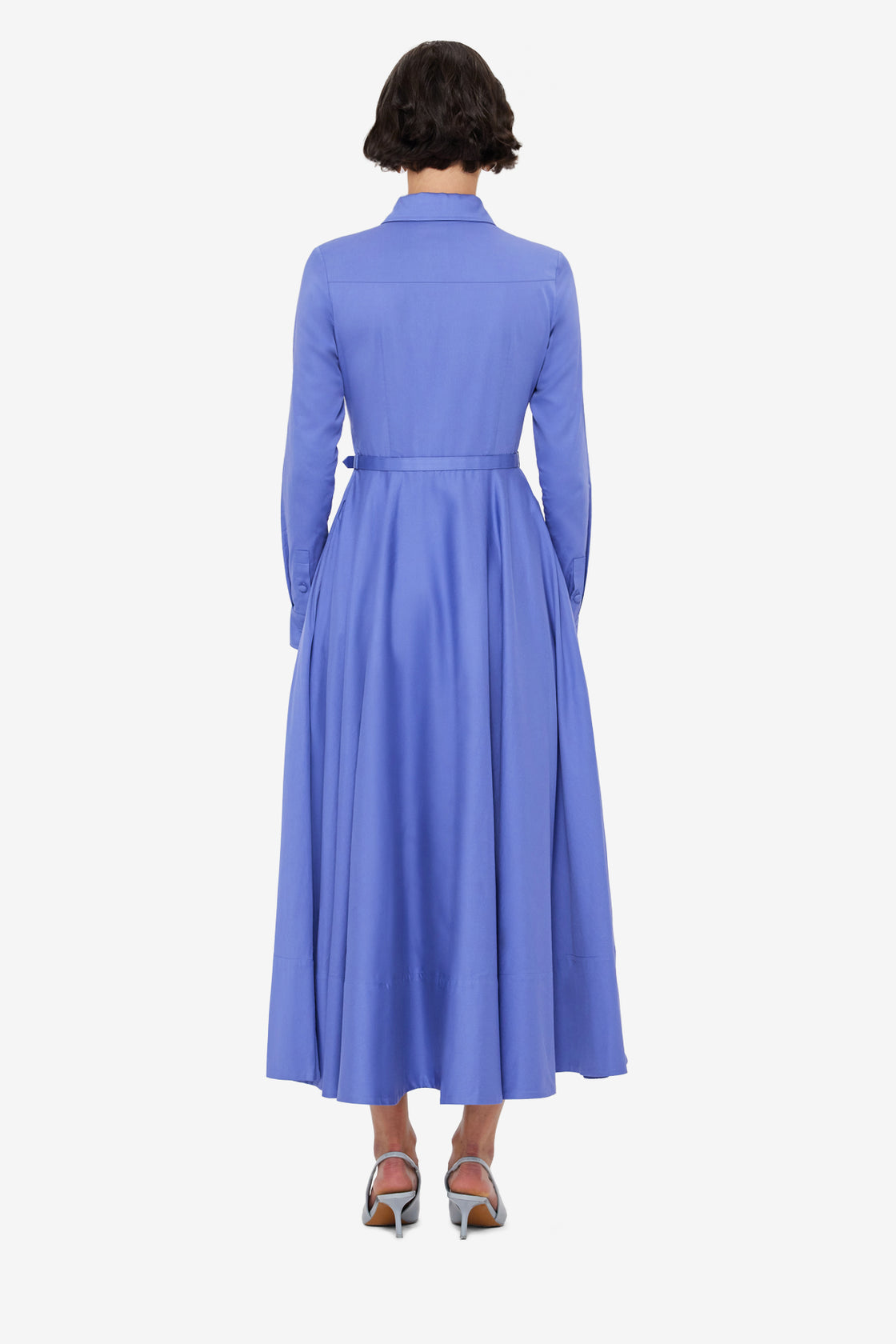 Zara Shirt Midi Dress - Moonlight