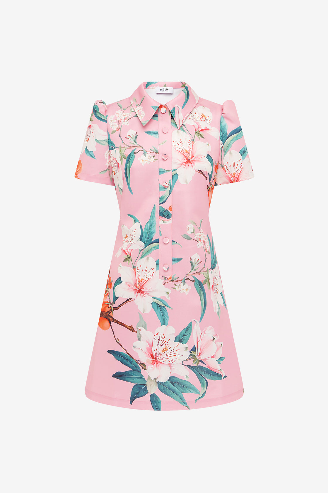 Exclusive LEO LIN Brooke Mini Dress - Lavish Print in Pink