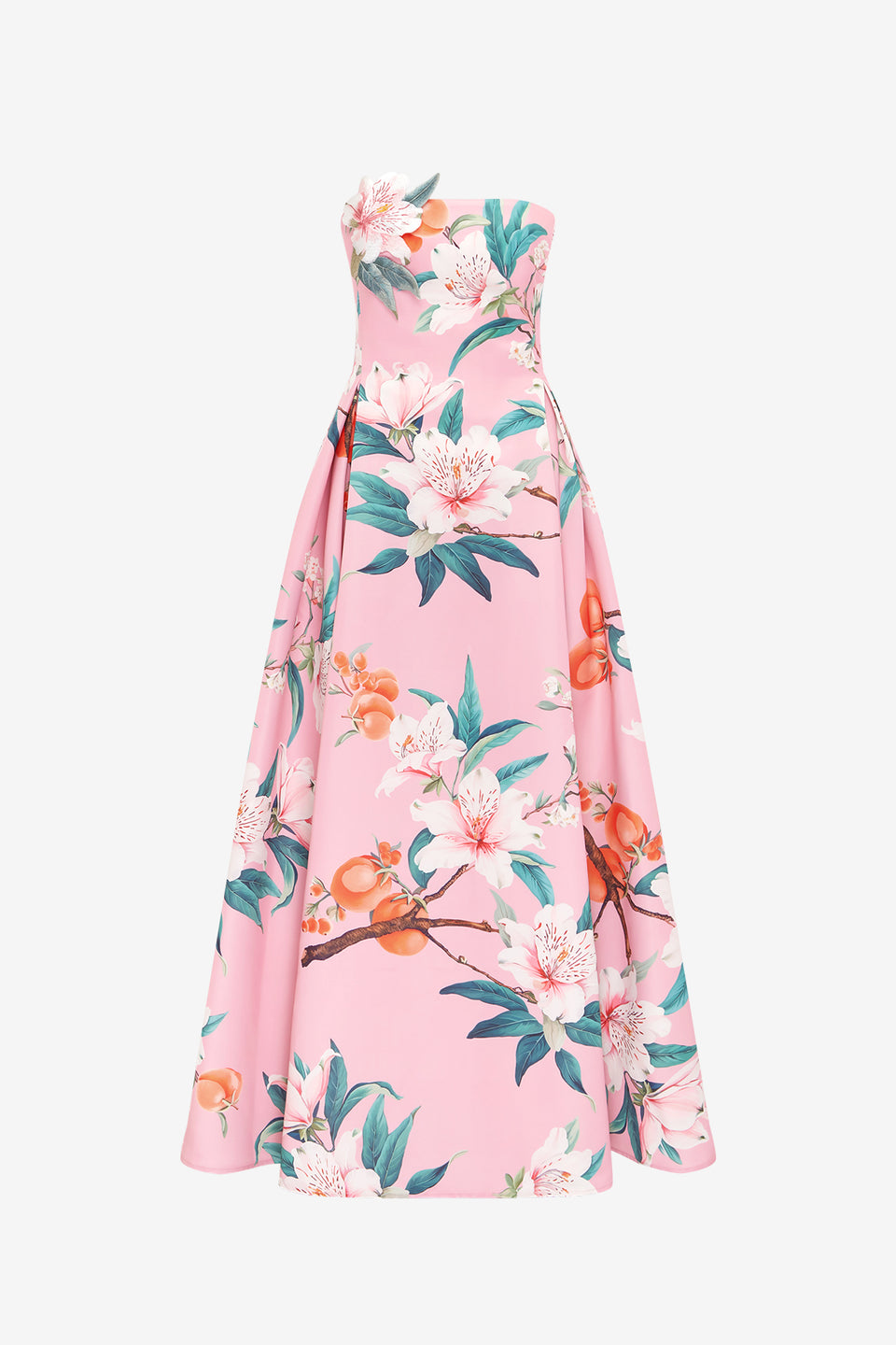 Exclusive LEO LIN Nora Bustier Maxi Dress - Lavish Print in Pink