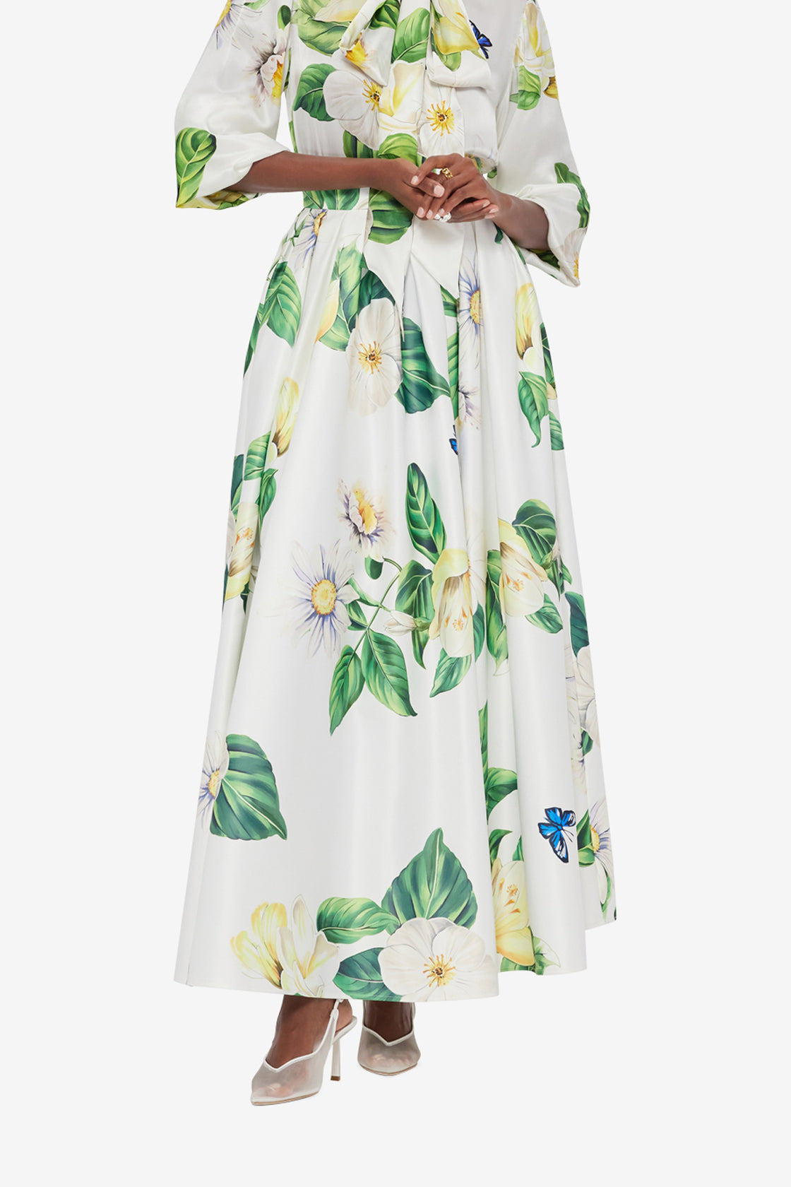 Reinette Skirt - Joie Print in Snow